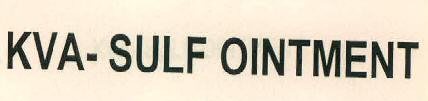 Kva- Sulf Ointment Device mark 2704307 Trademark