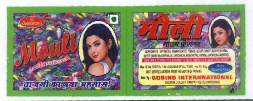 Mouli (device Of Women) Device mark 1585127 Trademark