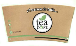 Tea Post With Device Of Leaf Device mark 2799019 Trademark