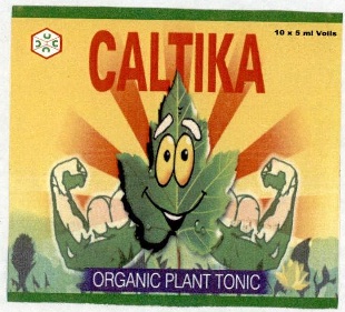 Caltika (label) Device mark 1578200 Trademark
