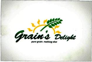 Grain's Delight (device Of Sun & Tree Branch With Leaves) Device mark 2628659 Trademark