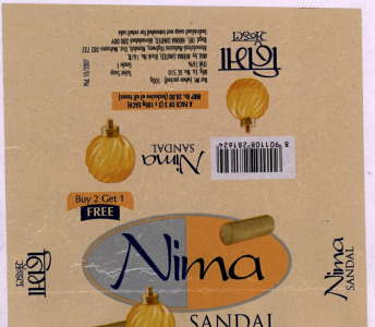 Nima (label) Device mark 1615487 Trademark