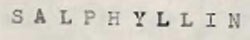 Salphyllin Device mark 667146 Trademark