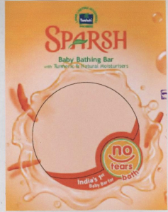 Sparsh Baby Bathing Bar (label) Device mark 1443236 Trademark