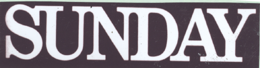 Sunday (label) Device mark 2177523 Trademark