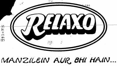 Relaxo Manzilein Aur Bhi Hain (label) Device mark 993055 Trademark