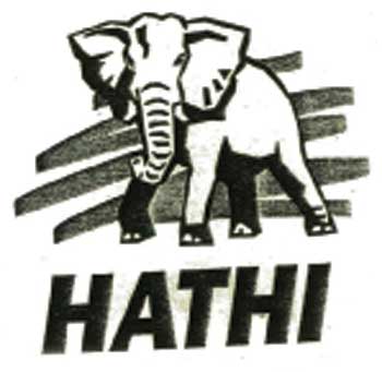 Hathi (device Of Elephant) Device mark 1454167 Trademark