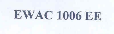 Ewac 1006 Ee Device mark 1753169 Trademark