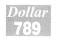 Dollar 789 Device mark 2229975 Trademark
