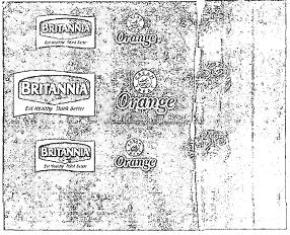 Orange Cream Biscuits (device) Device mark 809241 Trademark