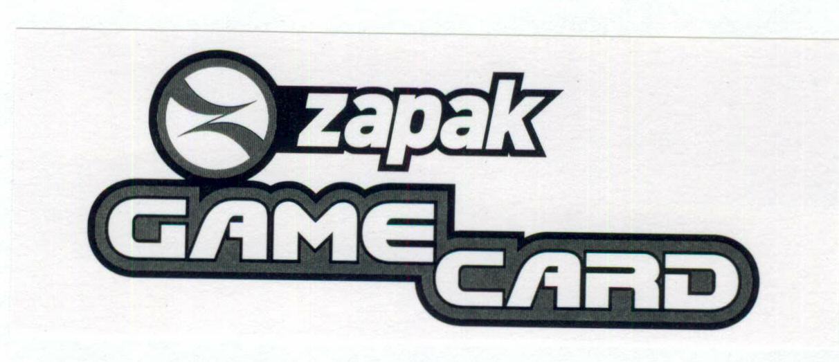 Zapak Game Card (logo) Device mark 1584645 Trademark