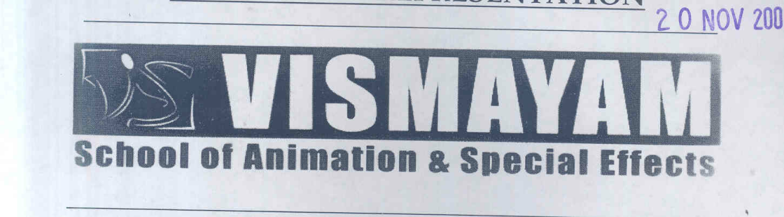 Vismayam (label) Device mark 1505617 Trademark