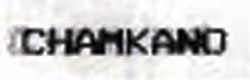 Chamkano Device mark 938929 Trademark