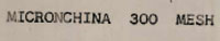 Micronchina 300 Mesh Device mark 706936 Trademark