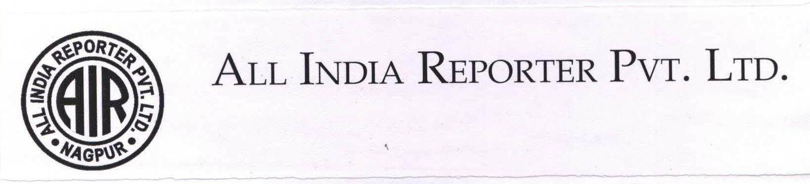 All India Reporter Pvt. Ltd. (label) Device mark 1722144 Trademark