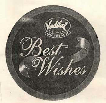 Vadilal Best Wishes Device mark 832009 Trademark
