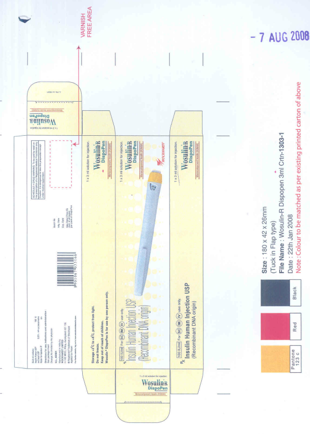 Wosulin Dispopen Device mark 1718883 Trademark