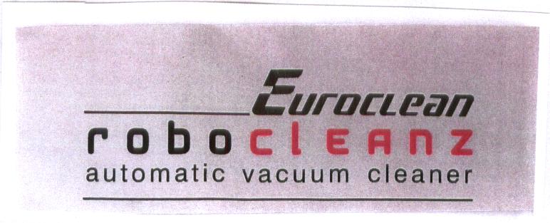 Euroclean Robo Cleanz Device mark 1898718 Trademark