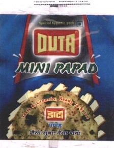Duta Mini Papad [label] Device mark 1407342 Trademark