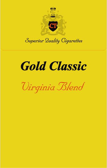 Gold Classic Virginia Blend (label) Device mark 2170198 Trademark