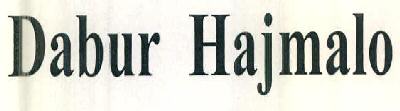 Dabur Hajmalo Device mark 2869284 Trademark