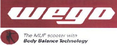 Wego, The Muf Scooter With Body Balance Technology Device mark 1911380 Trademark