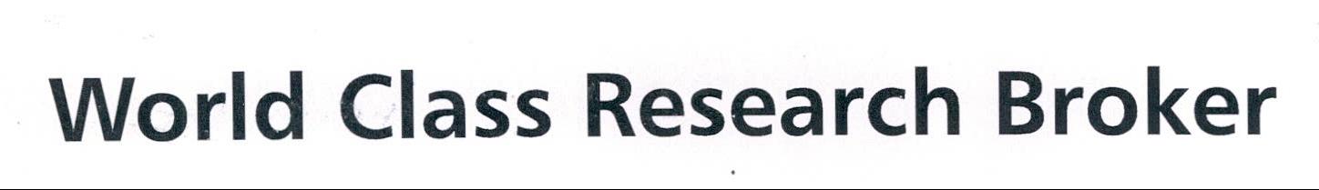 World Class Research Broker Device mark 2069944 Trademark