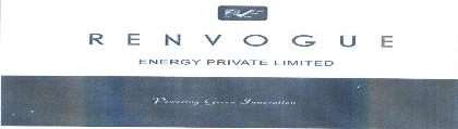 Re Renvogue Energy Private Limited Device mark 2124999 Trademark