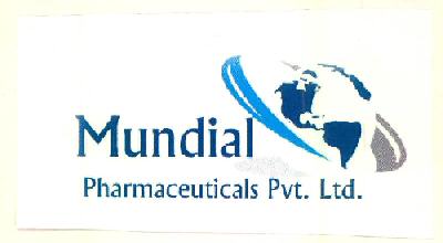 Mundial Pharmaceuticals Pvt. Ltd. (device Of Globe) Device mark 2830409 Trademark