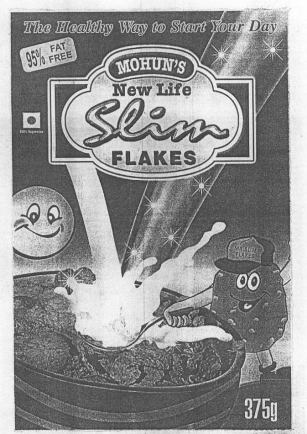 Mohun's New Life Slim Flakes With Label Device mark 1413165 Trademark