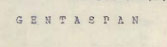 Gentaspan Device mark 715352 Trademark