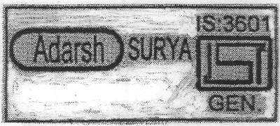 Adarsh Surya Device mark 2933163 Trademark