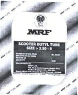Mrf Scooter Butyl Tube ( Label) Device mark 1292876 Trademark