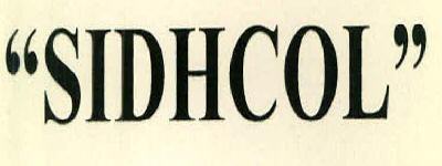 "sidhcol" Device mark 2519583 Trademark