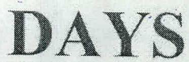 Days Device mark 2370364 Trademark