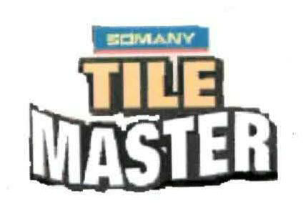 Somany Tile Master Device mark 1927123 Trademark