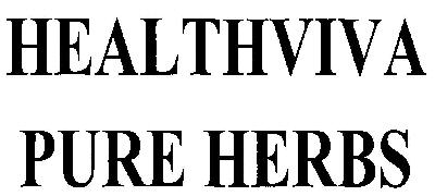 Healthviva Pure Herbs Device mark 2971191 Trademark