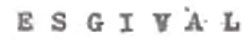 Esgival Device mark 772683 Trademark