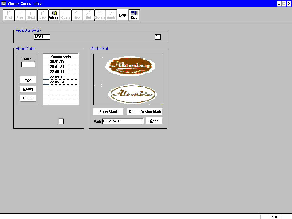 Alembic Device mark 12074 Trademark