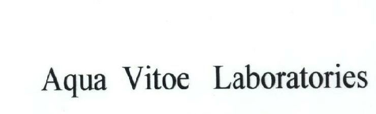 Aqua Vitoe Laboratories. Device mark 1612570 Trademark
