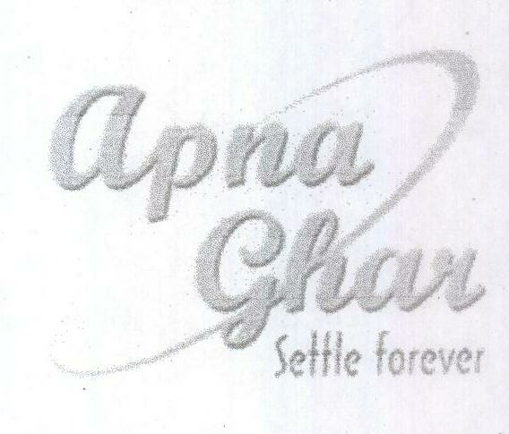 Apna Ghar Settle Forever Device mark 1551228 Trademark
