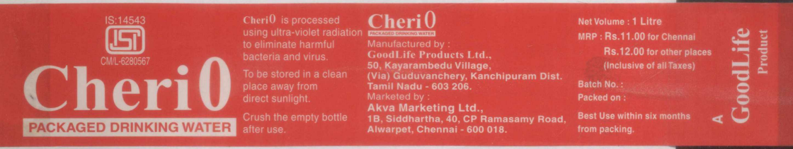 Cherio Device mark 1056813 Trademark