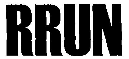 Rrun (letter Written In Heavy Character) Device mark 1569259 Trademark