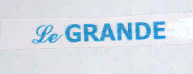 Le Grande (special Form Of Writing) Device mark 1574335 Trademark
