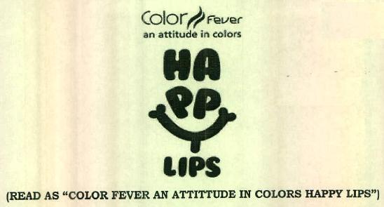 Color Fever An Attittude In Colors Happy Lips Device mark 2751551 Trademark