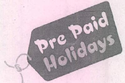 Pre Paid Holidays Device mark 2538378 Trademark