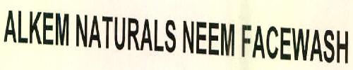 Alkem Naturals Neem Facewash Device mark 2744723 Trademark