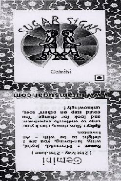 Sugar Signs Gemini With Label Device mark 1401128 Trademark