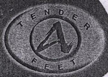 Tender A Feet (label) Device mark 1545408 Trademark