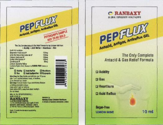 Pep Flux With Label Device mark 1690938 Trademark